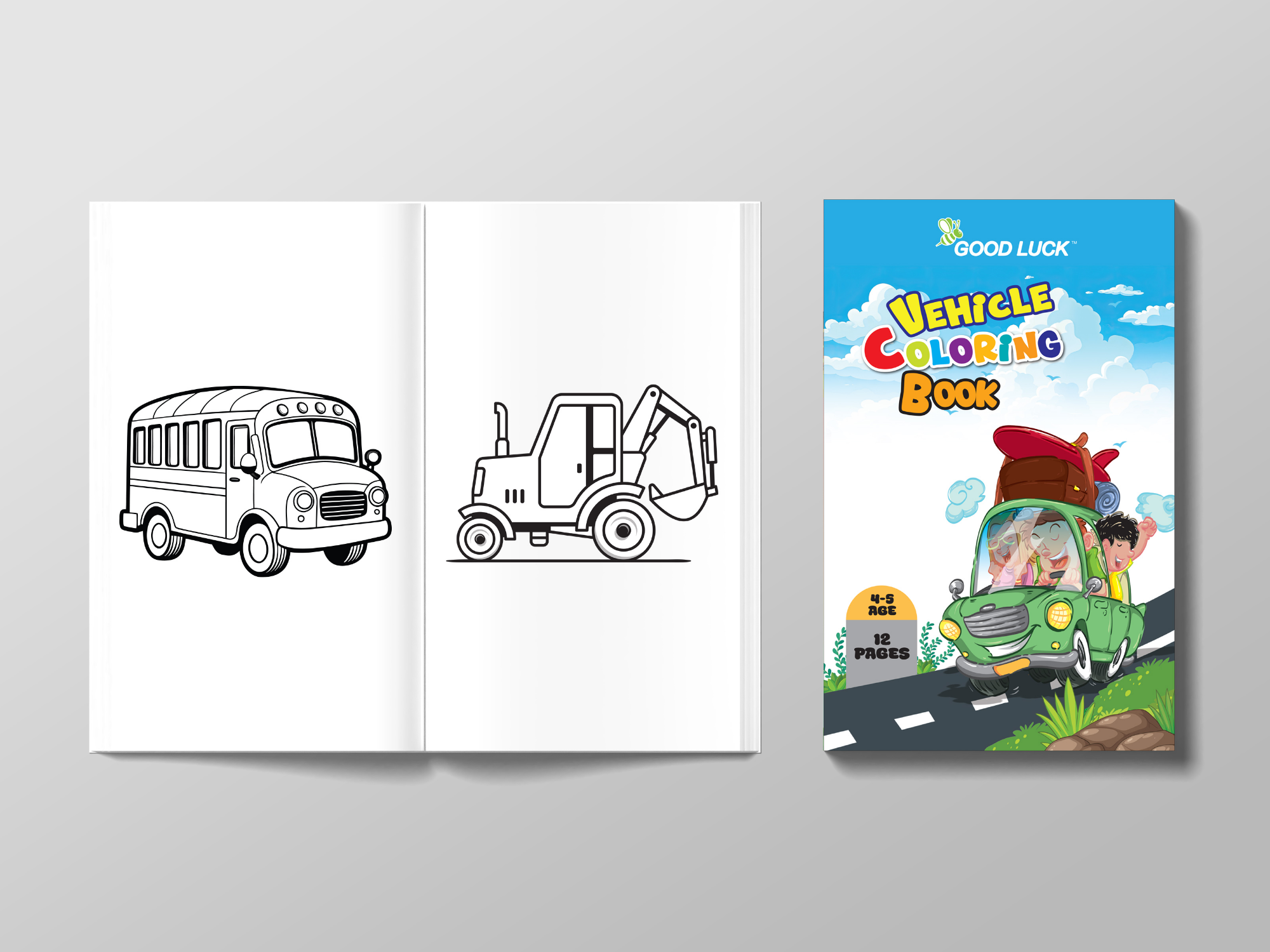 Buy GOOD LUCK Coloring Book Vehicle Online at Best Price In Bangladesh
