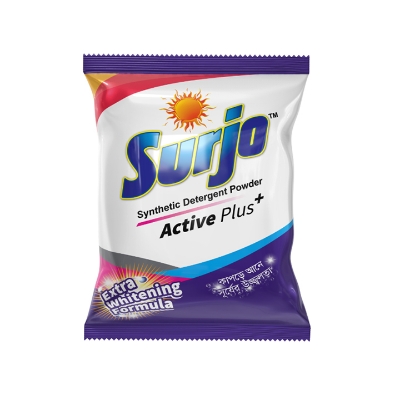 Buy Surjo White Detergent Powder 40gm - Small Pack Detergent for Fresh, White Laundry at Best Price In Bangladesh