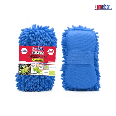 Picture of Proclean Multipurpose Car Sponge MS-1954 Car Cleaning Scratch
 Free , Duster , Car Cleaning Accessories , Microfiber , Brush , 
Ultra Soft , Single Sided (Pack of 1)