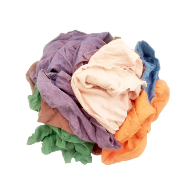Picture of Recycled Multicolored T-Shirt Cloth Rags , For Multipurpose
 Cleaning Solutions_ 2KG_BRC-9388