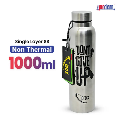 Picture of Proclean Stainless Steel (1000ml)Single Layer Non Thermal 
Water Bottle_WB-2142
