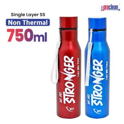 Picture of Proclean Stainless Steel Vacuum Insulated Cola Shape (750ml)Single Layer Non Thermal Printed Water Bottle_WB-2166