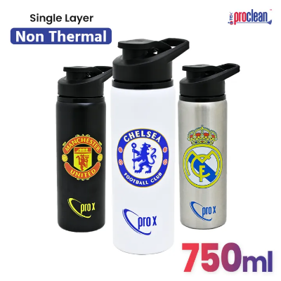 Picture of Proclean Stainless Steel Vacuum Insulated Sports (750ml) Printed
 Single Layer Non Thermal Water Bottle – WB-2180