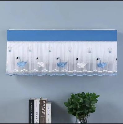 Picture of Dustproof AC Cover (1 ton )- AC Protector Dust Cover/ AC Cover Indoor
 - AC Cover / Air Conditioner AC Cover Dustproof Practical Beautiful Design & Colorful Protective Cover/ Air Conditioner Cover, Printing Air Dustproof Cover