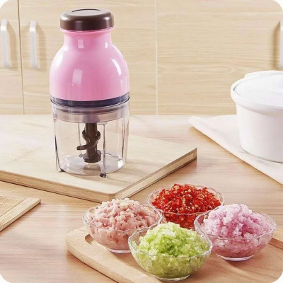 Picture of Powerful Speed Electric Capsule Cutter & Blander food Processor Pink