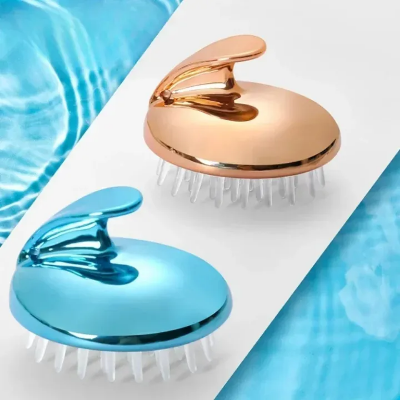 Picture of Silicone hair wash brush for household scalp cleaning, Shampoo Brush,anti itching shampoo, hair comb, anti itching massage