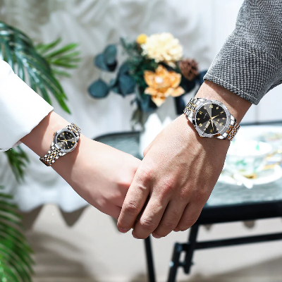 Buy Olevs Stainless Steel Fashionable Couple Watches at Best Price In Bangladesh