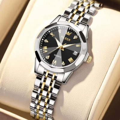 Buy OLEVS Watch for Women Branded Stainless Steel Elegant Luminous Ladies Watches 9931 at Best Price In Bangladesh