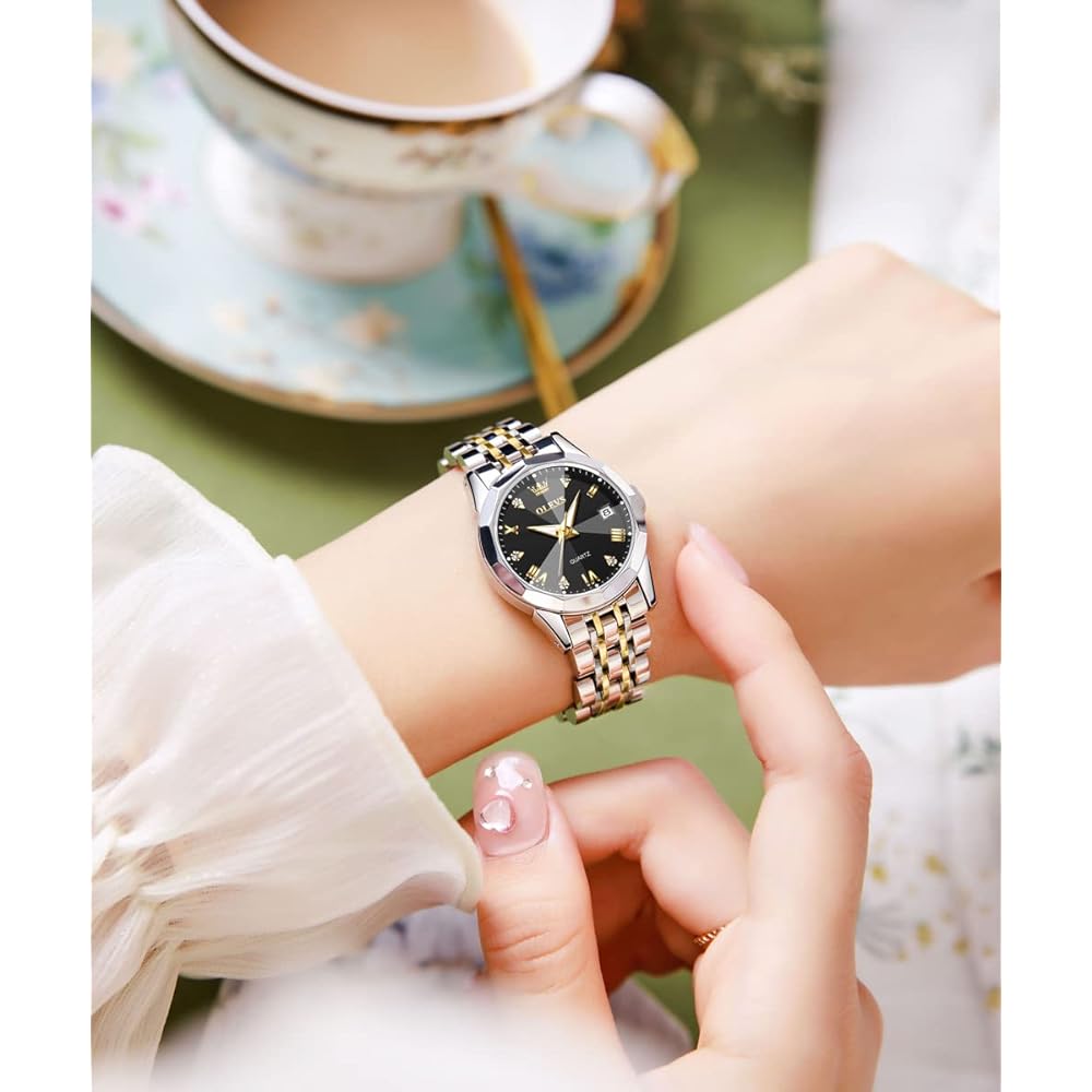 Buy OLEVS Watch for Women Branded Stainless Steel Elegant Luminous Ladies Watches 9931 at Best Price In Bangladesh
