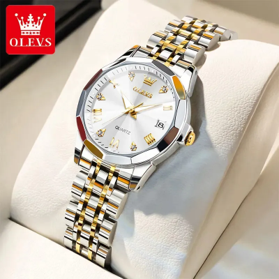 Buy OLEVS Watch for Women Branded Stainless Steel Elegant Luminous Ladies Watches 9932 at Best Price In Bangladesh