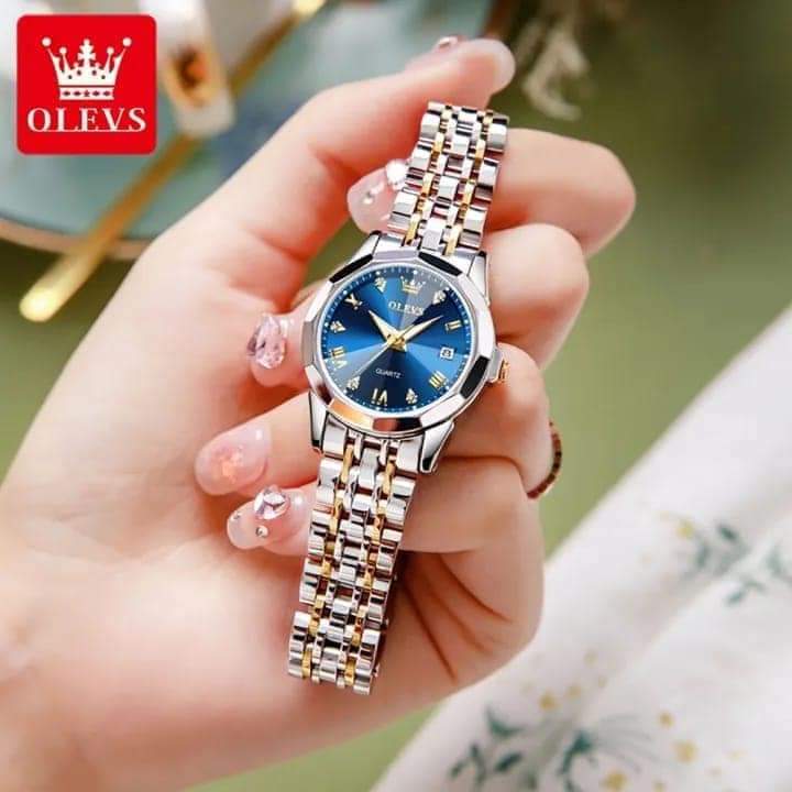 Buy OLEVS Watch for Women Branded Stainless Steel Elegant Luminous Ladies Watches 9933 at Best Price In Bangladesh