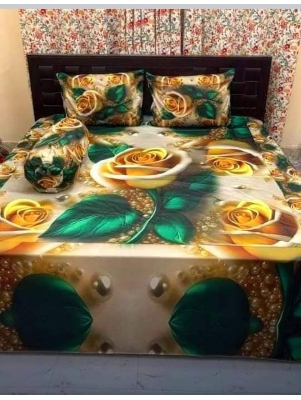 Buy China Premium 3D Design Bed Sheet - MS-958 at Best Price In Bangladesh