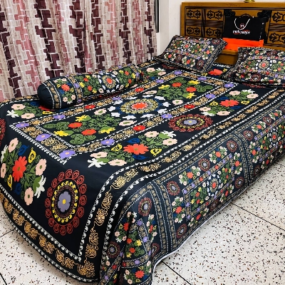 Buy China Premium 3D Design Bed Sheet - MS-964 at Best Price In Bangladesh