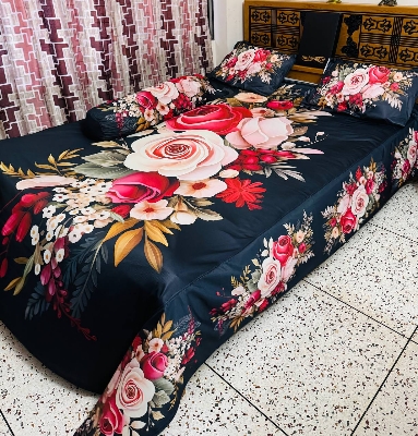 Buy China Premium 3D Design Bed Sheet - MS-965 at Best Price In Bangladesh