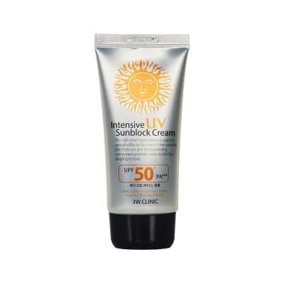 Buy 3w Clinic Intensive UV Sunblock Cream SPF50 PA+++ – 70ml  at Best Price In Bangladesh