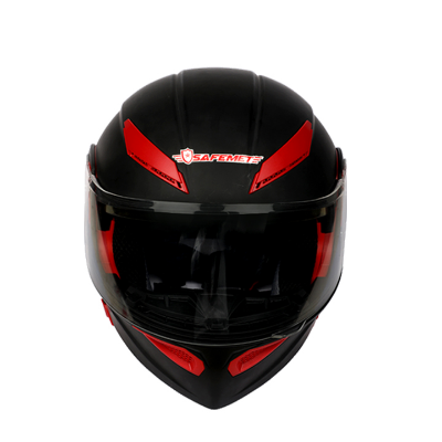 Buy Safemet Full Face Helmet (M) - Matt Black & Red at Best Price In Bangladesh