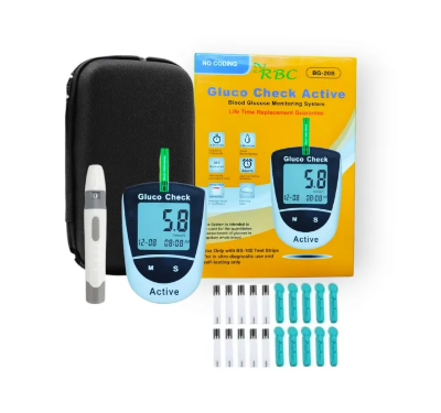 Buy  Gluco Check Active BG-208 Blood Glucose Monitoring Diabetes Machine at best price in Bangadesh
