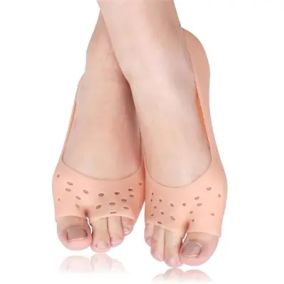 Buy  2 Pcs/Set Soft Silicone Moisturizing Gel Socks For Foot Care Protector Relieve Dry Non-slip Feet Protection Pain Relief Patch Best price in Bangladesh