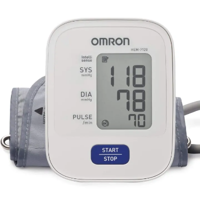 Buy Omron HEM 7120 Fully Automatic Digital Blood Pressure Monitor With Intellisense Technology For Most Accurate Measurement  at best price in Bangadesh