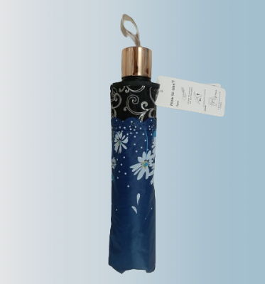 Buy Ladies Fashionable & Elegant Anti UV Sunshade Print Border Lace Umbrella Multicolor at Best Price In Bangladesh