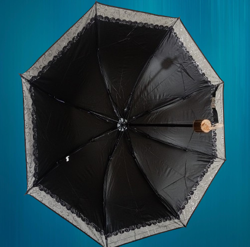 Buy Ladies Fashionable & Elegant Anti UV Sunshade Print Border Lace Umbrella Multicolor at Best Price In Bangladesh