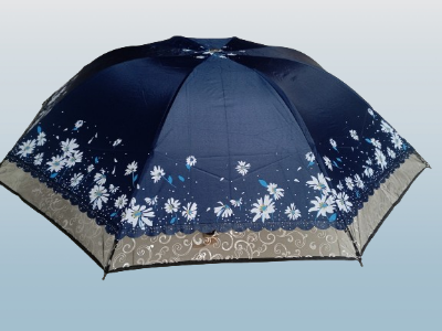 Buy Ladies Fashionable & Elegant Anti UV Sunshade Print Border Lace Umbrella Multicolor at Best Price In Bangladesh
