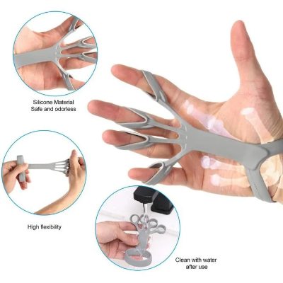 Buy  Silicone Grip Device Finger Exercise Stretcher Arthritis Hand Grip Trainer Strengthen Rehabilitation Training To Relieve Pain - Hand Grip Online in  at Best Prices in Bangladesh