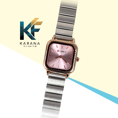 Buy Curren premium quality Stainless Steel Analog square dial Watch For Ladies at Best Price In Bangladesh