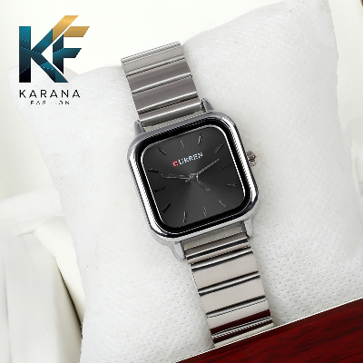 Buy Curren premium quality Stainless Steel Analog square dial Watch For Ladies at Best Price In Bangladesh
