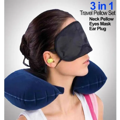 Buy  Functional Inflatable Neck Pillow Inflatable U Shaped Travel Pillow Car Head Neck Rest Air Cushion for Travel Neck Pillow 1PC - Neck Pillow   best price in Bangladesh