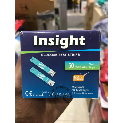 Buy Insight Glucose test Strips 50 pcs at best price in Bangladesh