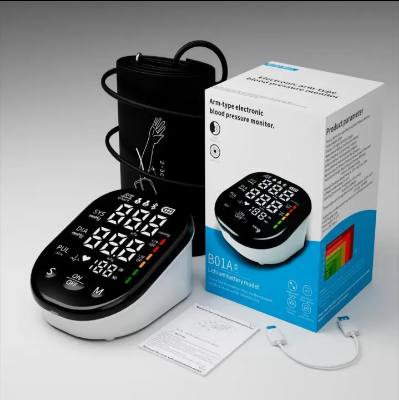 Buy rechargeable-arm-medical-blood-pressure-monitor-long-time-use-digital-lcd-large-screen-sphygmomanometer-english-voice Best price in Bangladesh