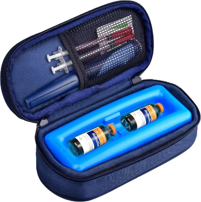 Buy Insulin Vial Cooler Travel Case,Diabetes Carrying Insulated Bag for Supplies Keep Medicine Cool,Diabetic Small Bottle Protector Kit for Storage,Portable Mini Pack with Protective Ice Brick at best price in Bangladesh