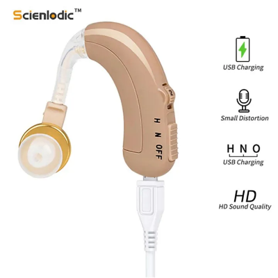 Buy usb-rechargeable-hearing-aid-bte-hearing-aids-ear-hearing-amplifier-adjustable-tone-hearing-device-for-elderly-sound-amplifier Best price in Bangladesh