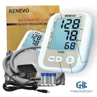 Buy RENEVO Fully Automatic Portable Digital Blood Pressure BP Monitoring Machine with Smart MDD Technology for Most Accurate Measurement -Arm Size - 22-32cm at best price in Bangladesh