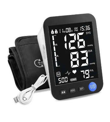 Buy BSMI Blood Pressure Monitor Upper Arm Automatic Tonometer Digital BP Machine Heart Rate Pulse Monitor with Large Cuff for Medical at best price in Bangladesh