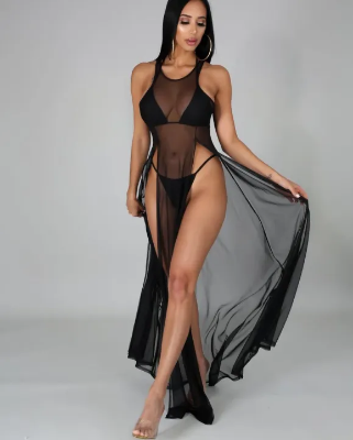 Buy Women O Neck Sleveless Beach Long Dress at Best Price in Bangladesh