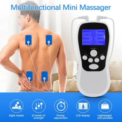  Buy 8 Mode EMS Electric Herald Tens Machine Acupuncture Body Massage Digital Therapy Massager Muscle Stimulator Electrostimulator at price in Bangladesh