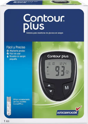 Buy Contour Plus Auto-Coded Blood Glucose Monitoring Glucometer, Color, 1 Count, Pack of/Pack of at best price in Bangladesh