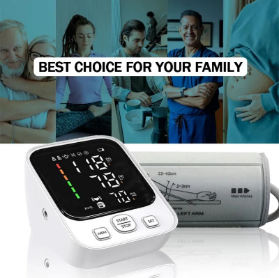Buy LED Big Display Blood Pressure Monitor USB Portable Automatic Digital sphygmomanometer heart rate Monitoring BP Monitor at best price in Bangladesh