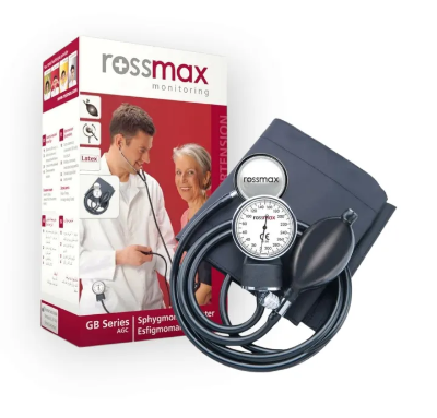 Buy Rossmax GB112 Aneroid Blood Pressure Monitor Sphygmomanometer with Stethoscope Dual Head (Black) at best price in Bangladesh