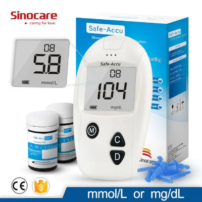  Buy sinocare-accu-blood-glucose-meter-test-strips-lancets-glucometer-kit-diabetic-blood-sugar-meter-diabetes-tester Best price in Bangladesh 