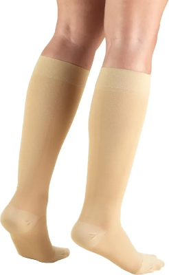  Buy 20-30 mmHg Compression Stockings for Men and Women, Knee High Length, Closed Toe, Beige at Best price in Bangladesh