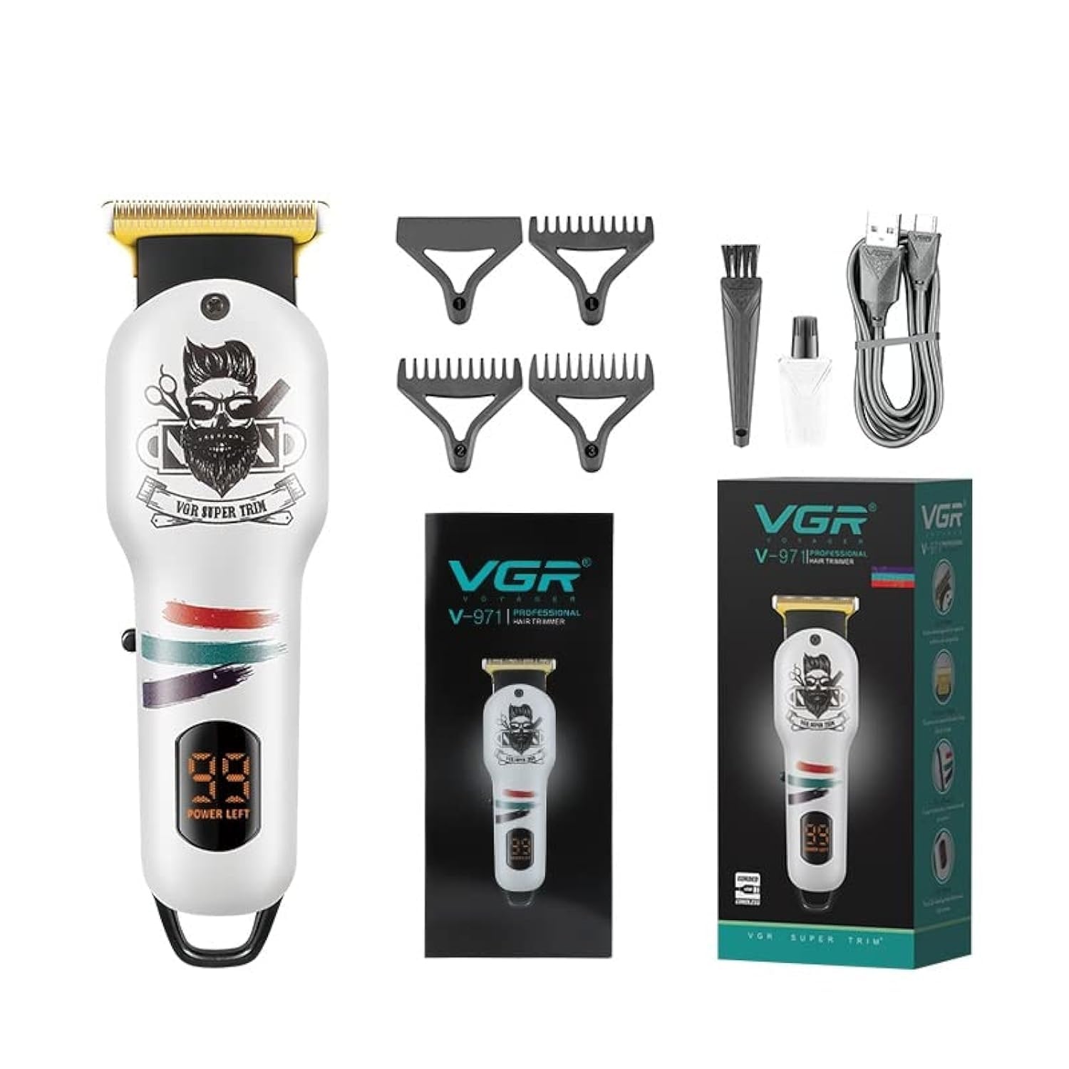  Buy VGR V-971 Professional Rechargeable Hair Trimmer at Best price in Bangladesh