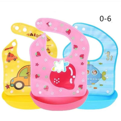  "Multi Color Baby Eating Smock Adjustable Thin Bibs for Boys and Girls Waterproof Baby Reverse Dressing Children's Painting Clothes "