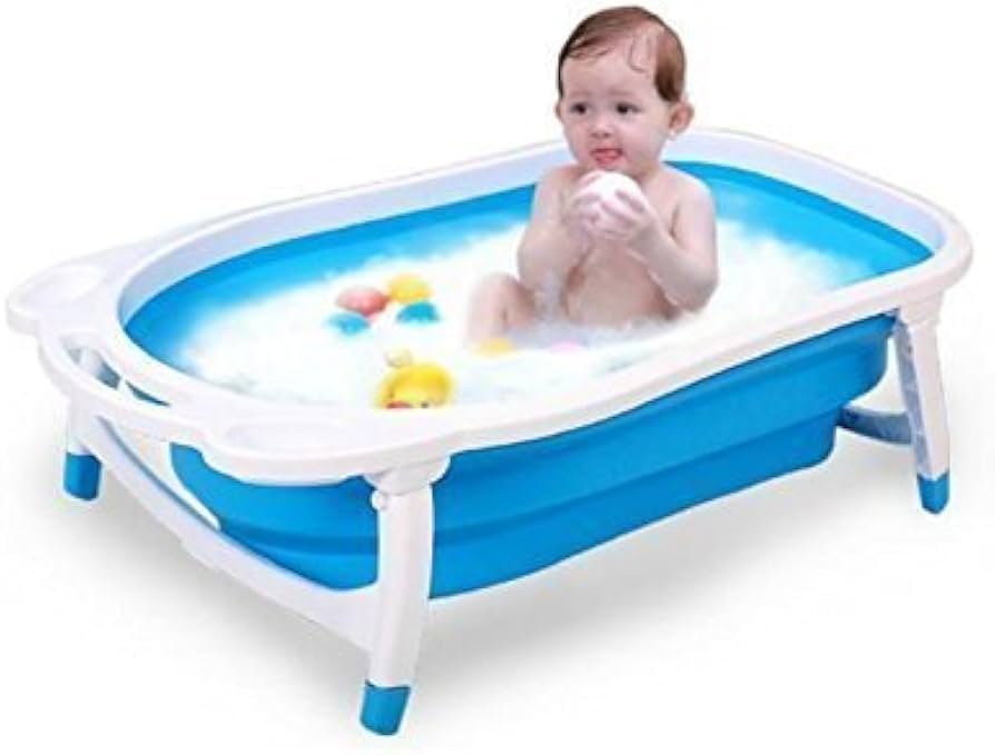 Buy "Newborn bathing, folding, baby sitting, large bathtub, children's household products for newborns and children "  at Best Price In Bangladesh
