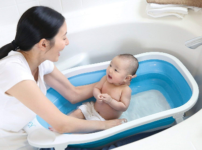 Buy "Newborn bathing, folding, baby sitting, large bathtub, children's household products for newborns and children "  at Best Price In Bangladesh