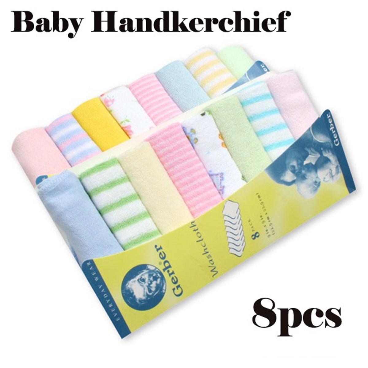 Buy "8Pcs Handkerchief Rumal Soft Cotton Newborn Baby/ kids Towels Set " at Best Price In Bangladesh