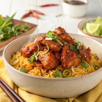 Buy Dragon Chicken Combo with Rice Online at Best Price In Bangladesh