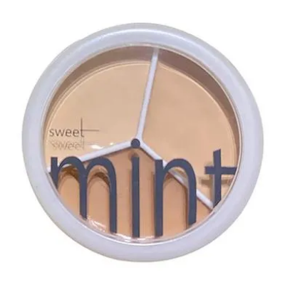 Picture of Sweet Mint Concealer, Tri-color Concealer Palette of Covers Acne Marks 